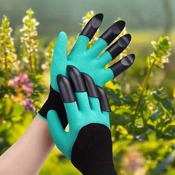 Водонепроникні садові рукавички з копальними кігтями 32572 фото