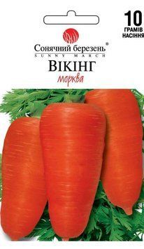 Насіння Морква Вікінг 10 г., СМ 31771 фото